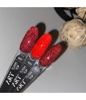 Світловідбиваючий топ ART Flash Top Red 10 мл TPO free